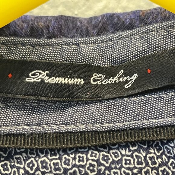 Cactus New York‎ Mens Slim Fit Blue Button-Up Shirt On The Road Travellers S - Picture 6 of 16